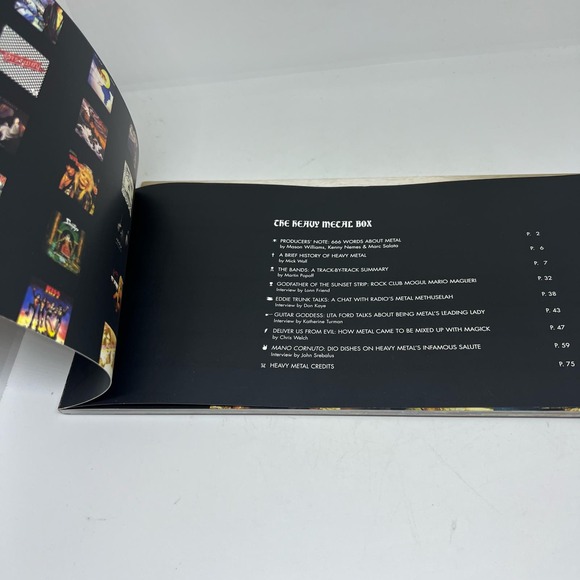 The heavy metal box set no box 4 CD set with booklet  y Rhino - Picture 2 of 4